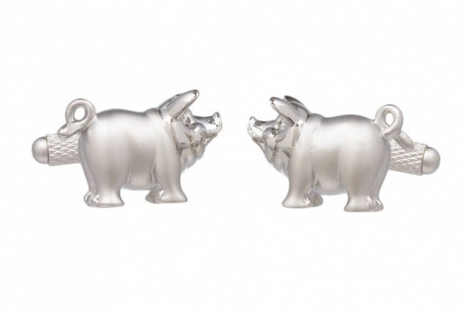 Pig Cufflinks